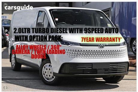 White 2024 LDV Deliver 7 Van LWB LOW Roof