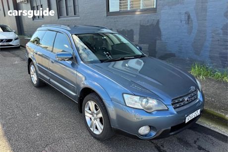 Blue 2005 Subaru Outback Wagon 3.0R
