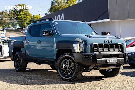 Blue 2025 Kia Tasman Ute Tray X-PRO 4X4