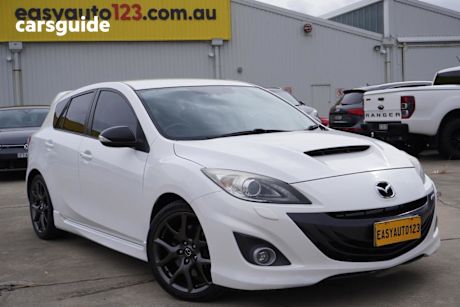 White 2013 Mazda 3 Hatchback MPS