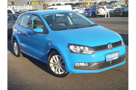 Blue 2017 Volkswagen Polo Hatchback 66 TSI Trendline