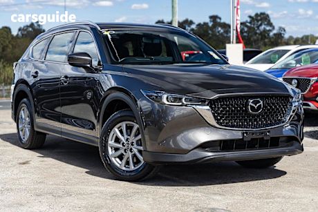 Black 2023 Mazda CX-8 SUV G25 SPORT F