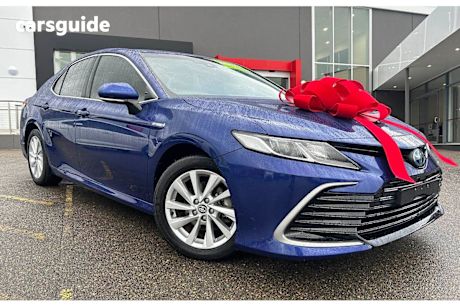 Blue 2021 Toyota Camry Sedan ASCENT F