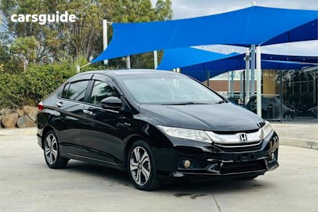 Black 2015 Honda Grace Sedan Hybrid EX