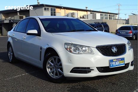 White 2013 Holden Commodore Sedan Evoke (lpg)