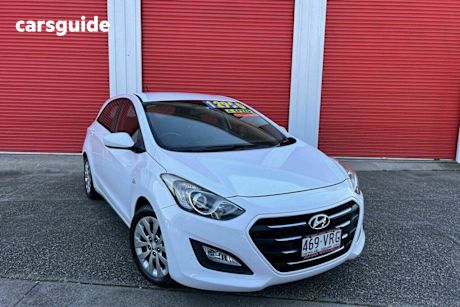 White 2015 Hyundai I30 Hatchback Active