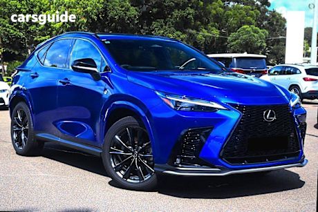 Blue 2024 Lexus NX SUV NX350H F SPORT F