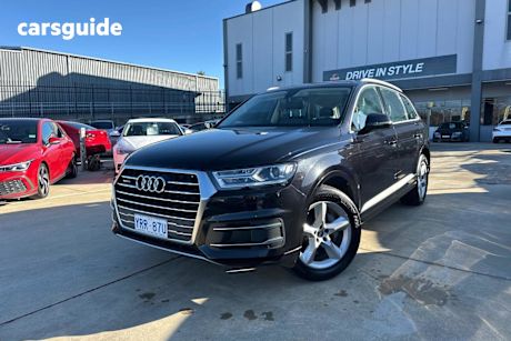 Black 2017 Audi Q7 Wagon 3.0 TDI Quattro