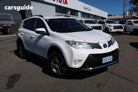 White 2014 Toyota RAV4 Wagon GXL (4X4)