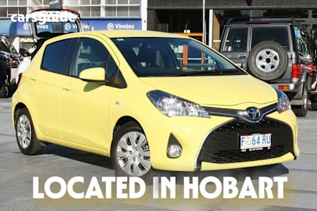 Yellow 2016 Toyota Yaris Hatchback SX