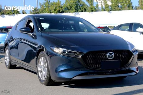 Blue 2025 Mazda 3 Hatchback G20 Pure