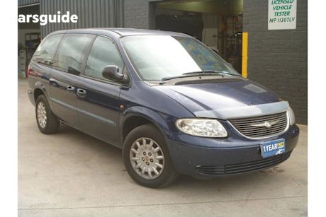 Blue 2002 Chrysler Grand Voyager Wagon LX