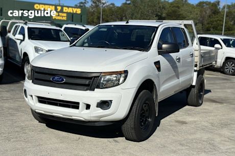 White 2014 Ford Ranger Crew Cab Pickup XL 2.2 HI-Rider (4X2)