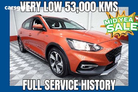 Orange 2018 Ford Focus Hatchback Active