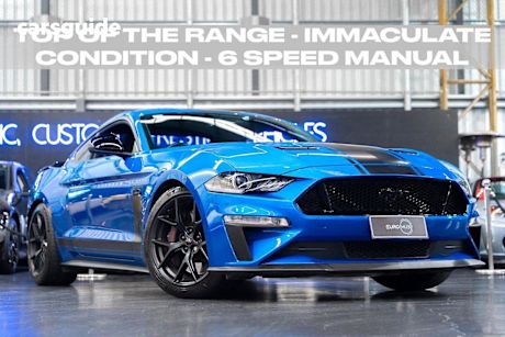 Blue 2019 Ford Mustang Coupe R-SPEC R