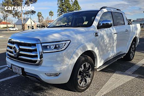 White 2024 GWM UTE Dual Cab Utility Cannon-L (4X4)