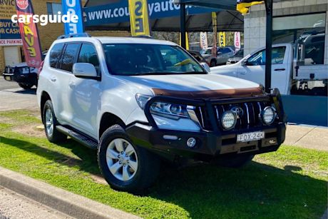 White 2018 Toyota Landcruiser Prado Wagon GXL (4X4)