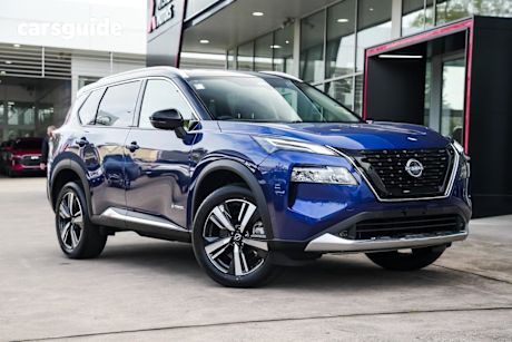 Blue 2025 Nissan X-Trail Wagon TI (4WD) E-Power (hybrid)