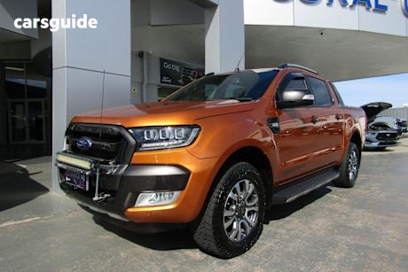 Orange 2016 Ford Ranger Dual Cab Pick-up Wildtrak 3.2 (4X4)