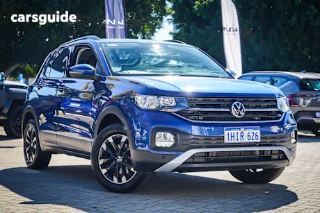 Blue 2021 Volkswagen T-Cross Wagon 85TSI Style