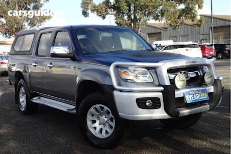 Blue 2007 Mazda BT-50 Dual Cab Pick-up B3000 DX (4X4)