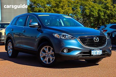 Blue 2015 Mazda CX-9 SUV CLASSIC F