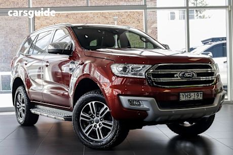 Orange 2017 Ford Everest Wagon TITANIUM 4X4