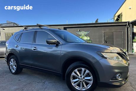 Grey 2015 Nissan X-Trail Wagon ST-L (fwd)