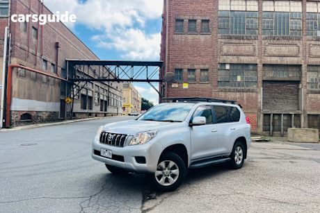 Silver 2013 Toyota Landcruiser Prado Wagon Gxl (4X4)