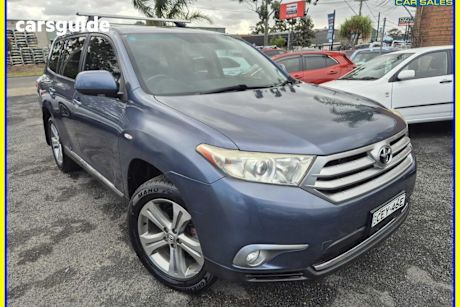 Blue 2011 Toyota Kluger Wagon KX-S (fwd)