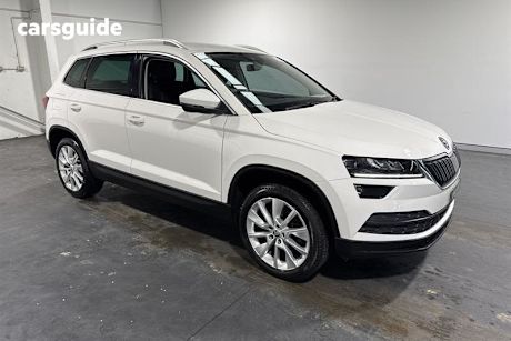 White 2018 Skoda Karoq Wagon 1.5 110TSI