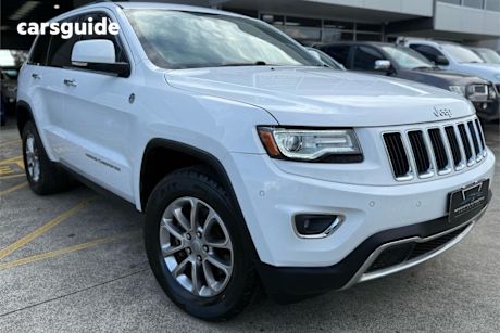 White 2017 Jeep Grand Cherokee Wagon Limited (4X4)
