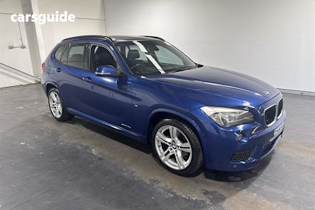 Blue 2013 BMW X1 Wagon Sdrive 18D