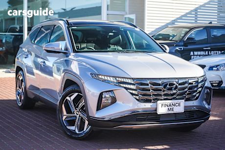 Silver 2021 Hyundai Tucson Wagon Highlander (awd)