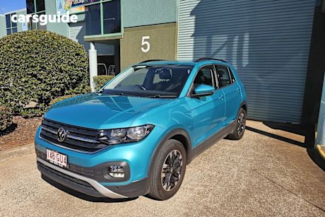Green 2022 Volkswagen T-Cross Wagon 85Tfsi Life