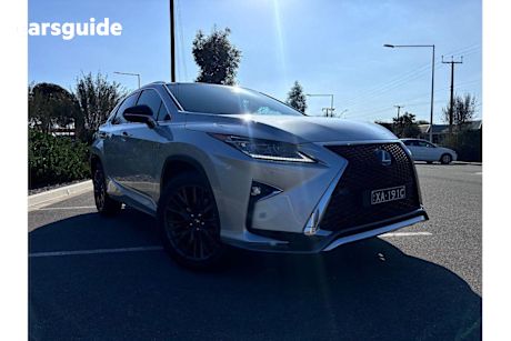 Silver 2017 Lexus RX SUV RX350 F SPORT 4X4