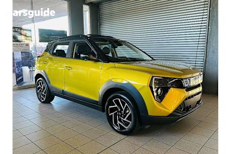 Yellow 2025 Mahindra XUV3X0 SUV