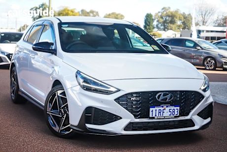 White 2024 Hyundai I30 Hatchback N Line Mhev