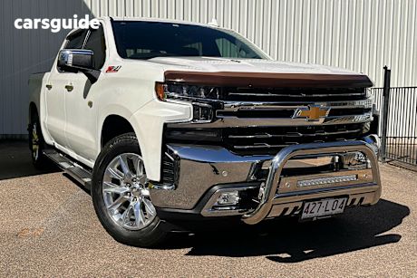 White 2022 Chevrolet Silverado Crew Cab Pickup 1500 LTZ Premium Tech Pack