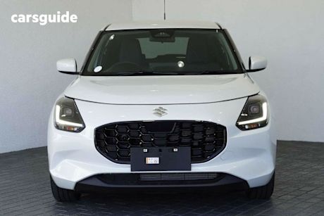 White 2025 Suzuki Swift Hatchback Hybrid Plus