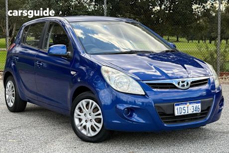 Blue 2011 Hyundai I20 Hatch ACTIVE PB MY11