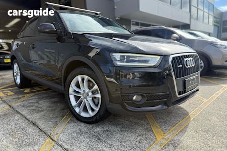 Black 2013 Audi Q3 Wagon 2.0 Tfsi Quattro (125KW)