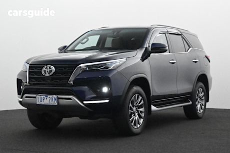 Blue 2021 Toyota Fortuner Wagon Crusade