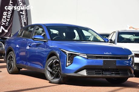 Blue 2025 Kia K4 Sedan Sport