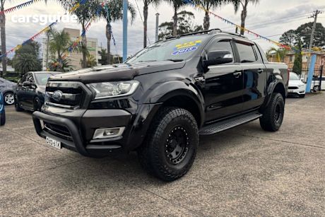 Black 2018 Ford Ranger Dual Cab Pick-up Wildtrak 3.2 (4X4) (5 YR)