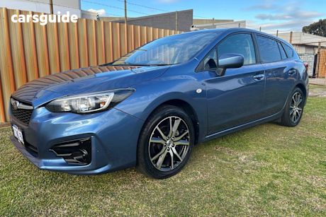 Blue 2018 Subaru Impreza Hatchback 2.0I (awd)
