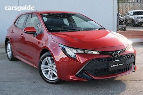 Red 2019 Toyota Corolla OtherCar ASCENT SPORT F