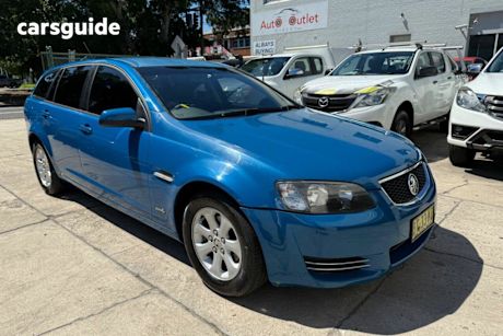 Blue 2013 Holden Commodore Sportswagon Omega (lpg)
