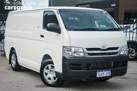 White 2008 Toyota Hiace Van LWB