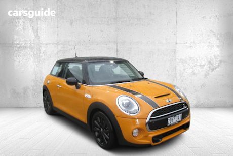 Orange 2017 Mini Cooper Hatchback S